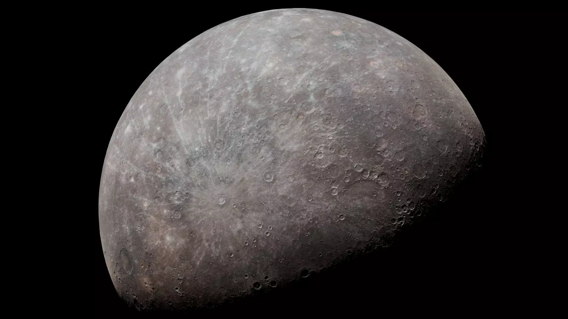 Mercury 16K Photorealistic Low-poly 3D model_24