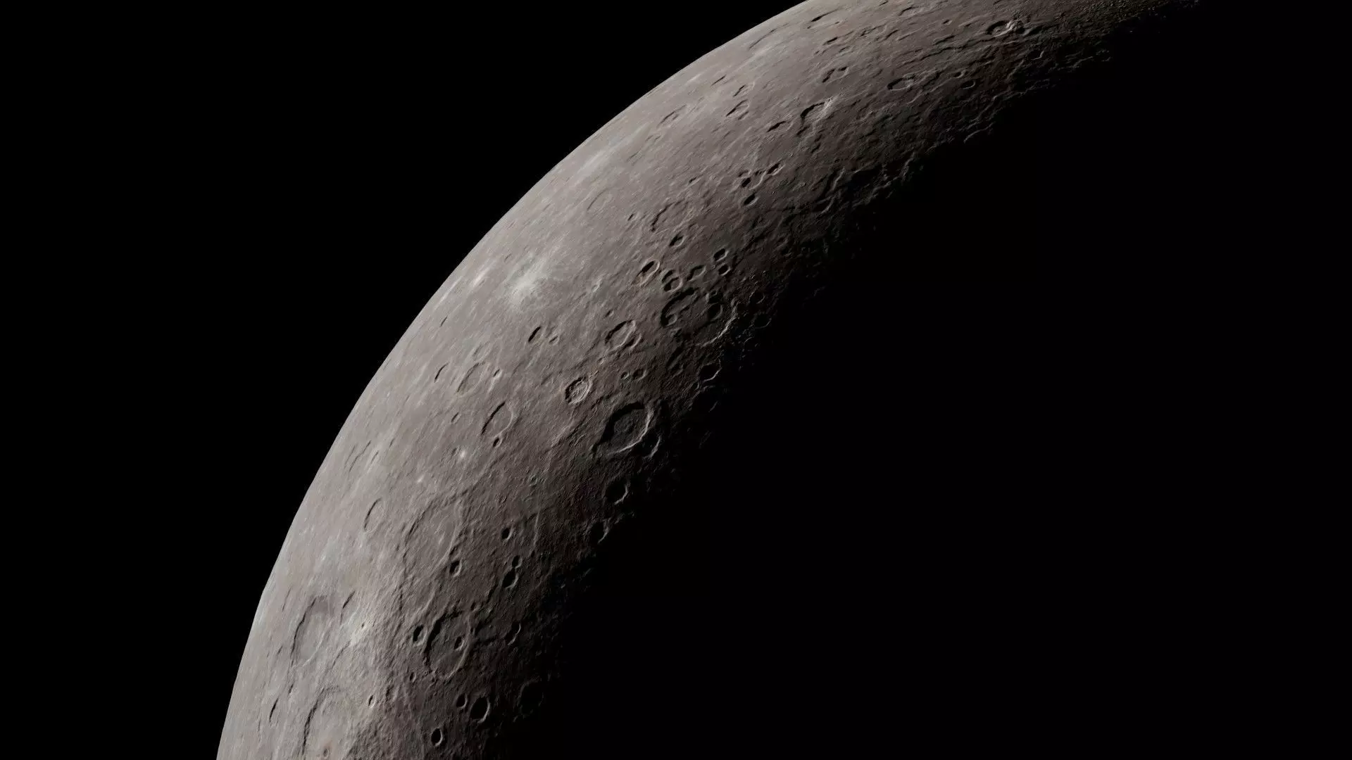 Mercury 16K Photorealistic Low-poly 3D model_16