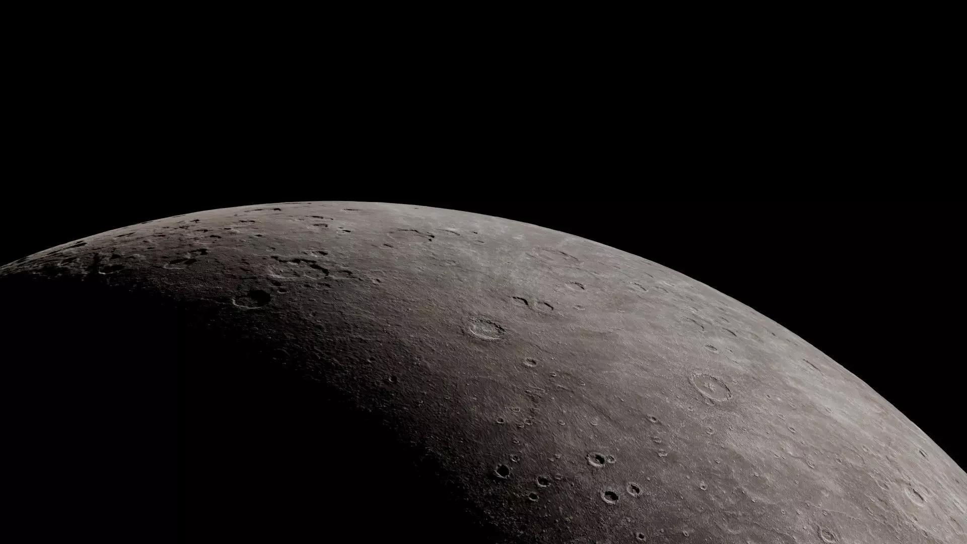 Mercury 16K Photorealistic Low-poly 3D model_12