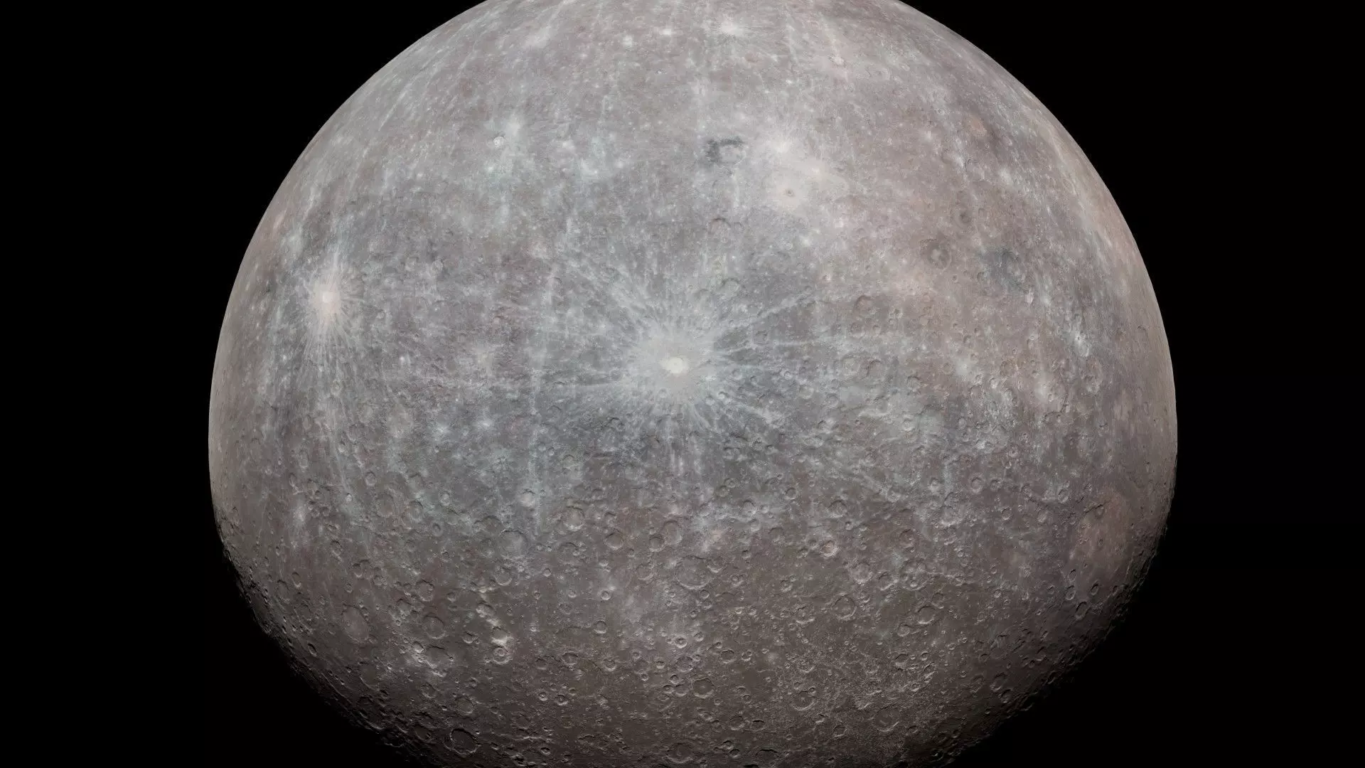 Mercury 16K Photorealistic Low-poly 3D model_31