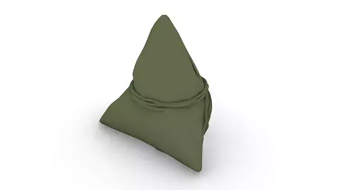 Zongzi Low-poly 3D model 6