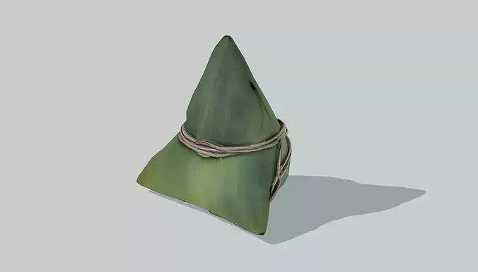 Zongzi Low-poly 3D model 5