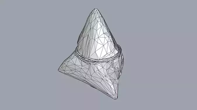 Zongzi Low-poly 3D model 7