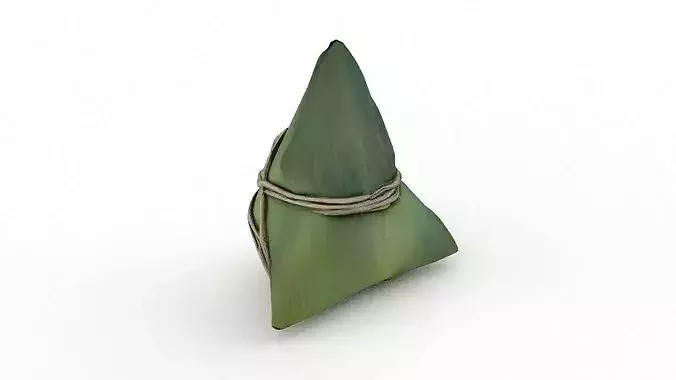 Zongzi Low-poly 3D model