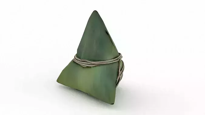 Zongzi Low-poly 3D model 3