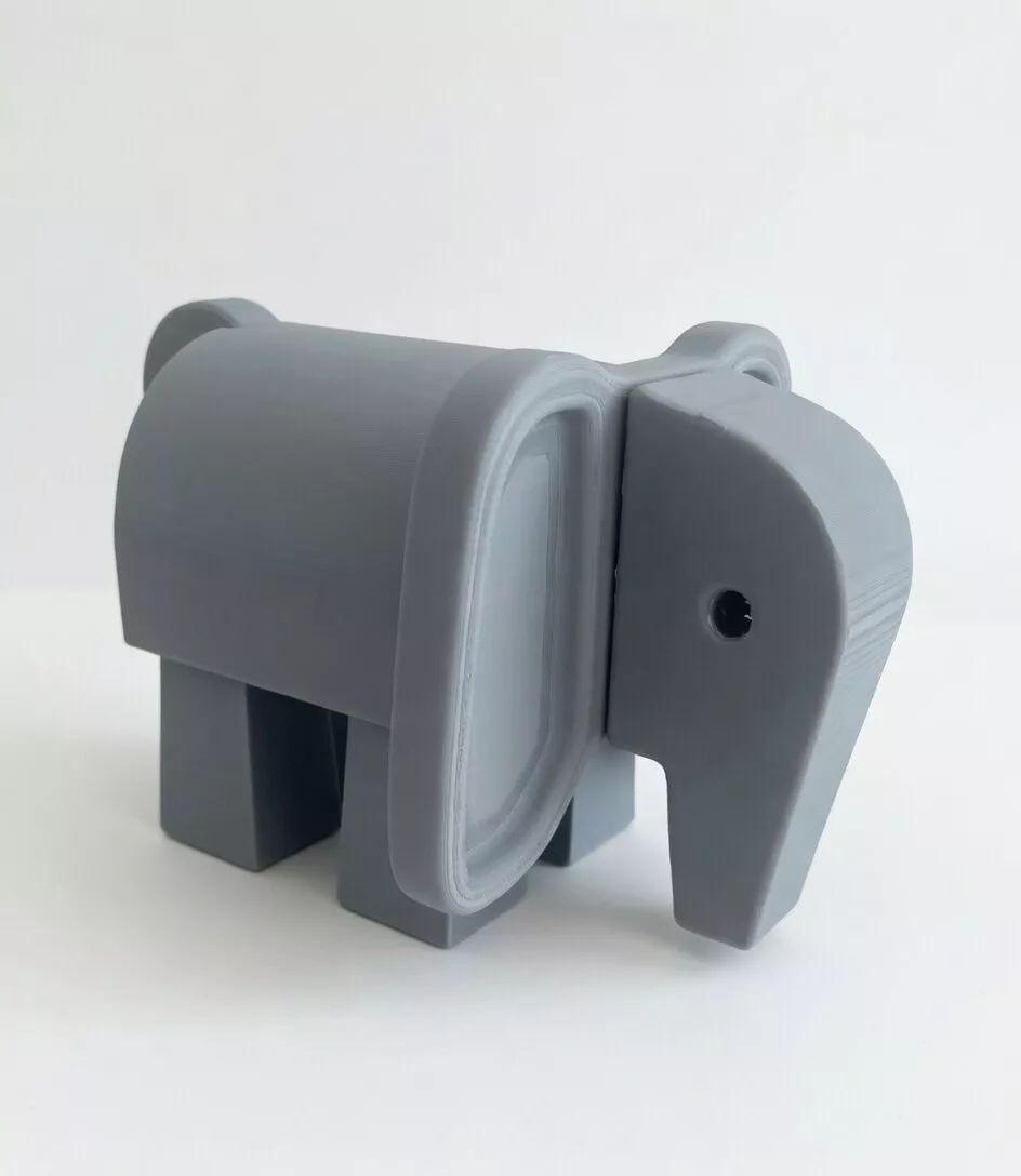 Tiny Elephant Buddy Designer Elephant 3D print model