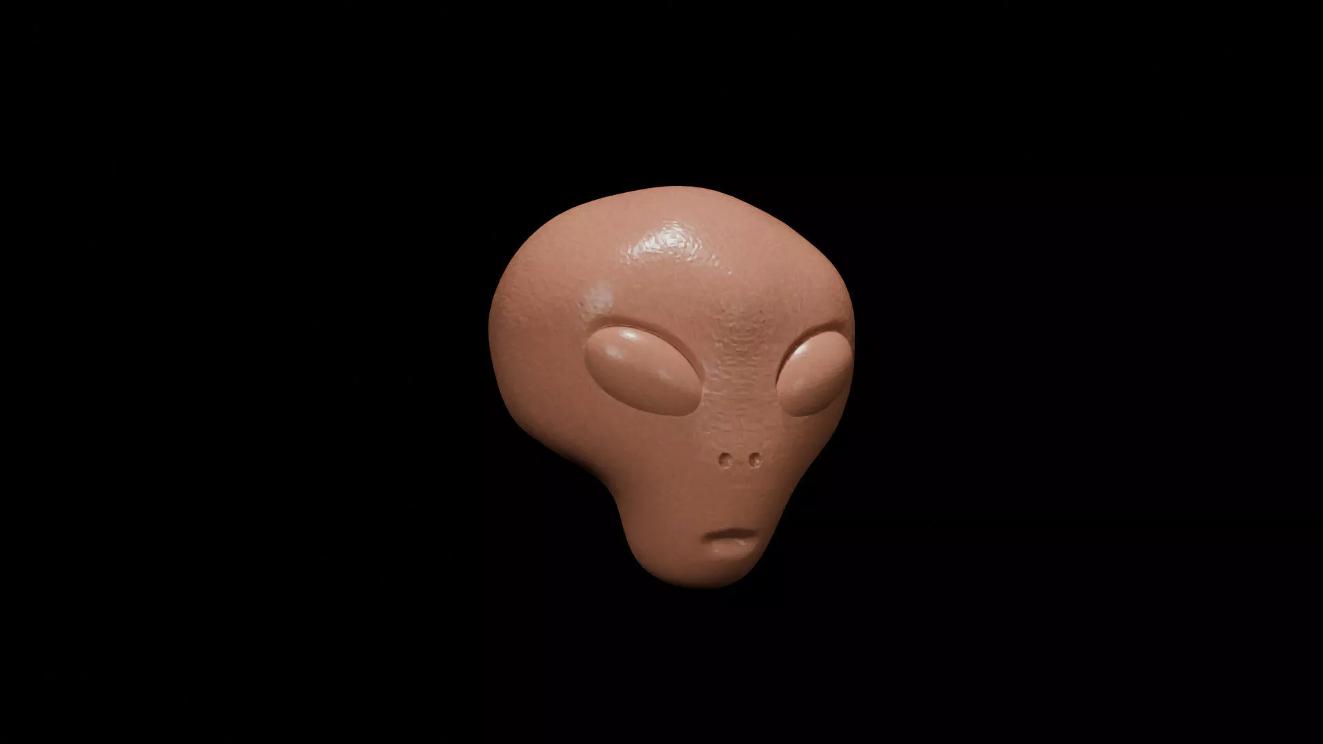 Alien Pendant 35mm 3D Printable Sci-Fi Jewelry Model Free 3D print model