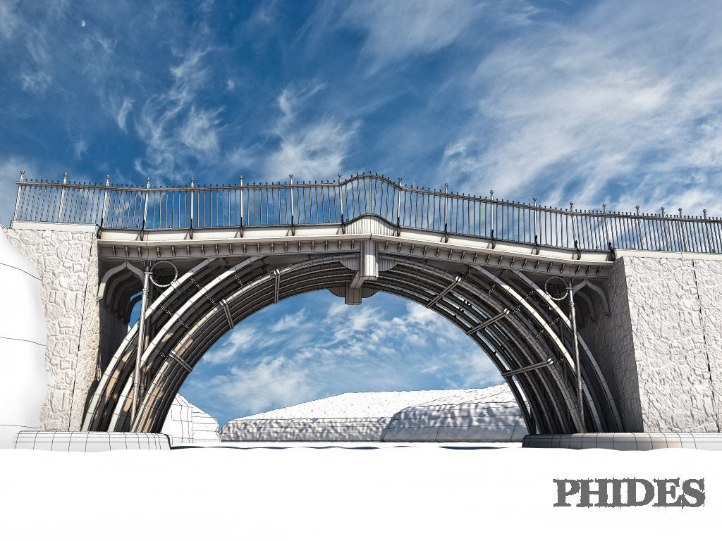 Iron bridge 1 3D model_11