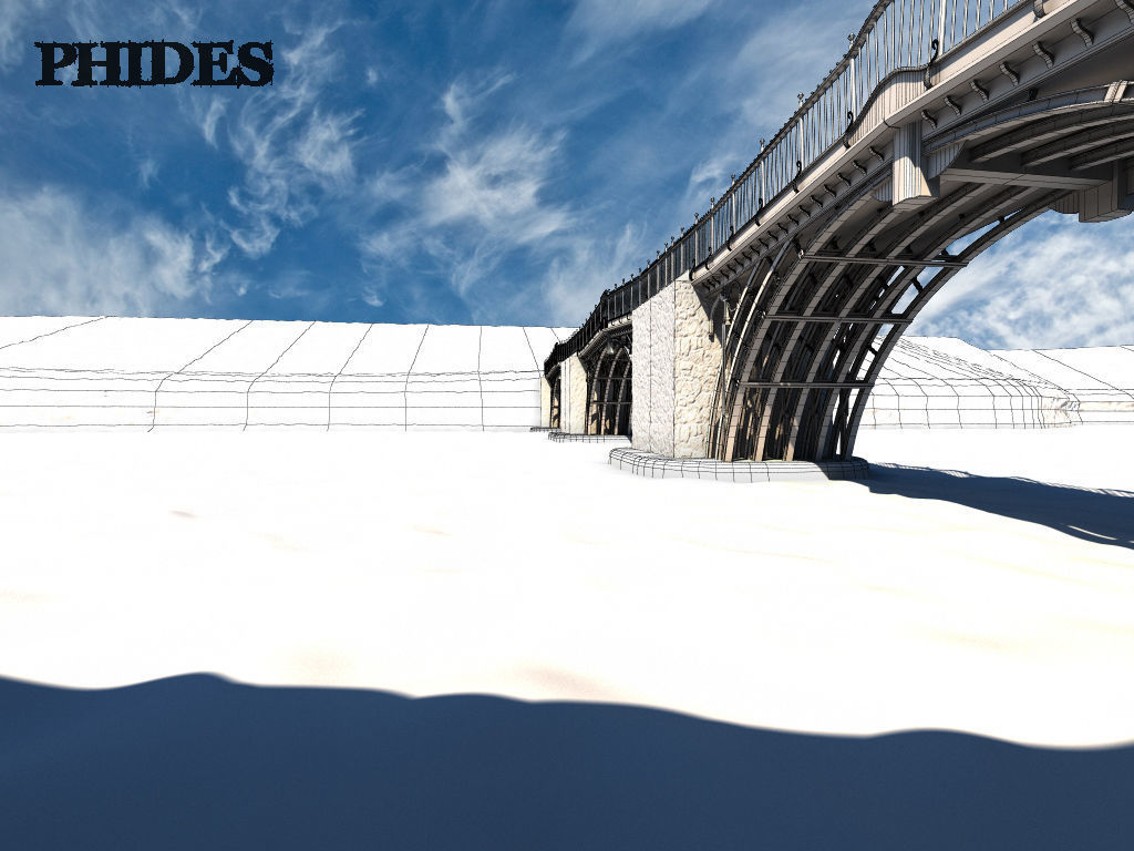 Iron bridge 1 3D model_8