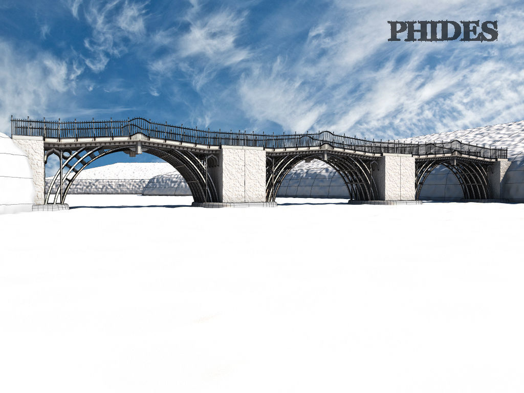 Iron bridge 1 3D model_9