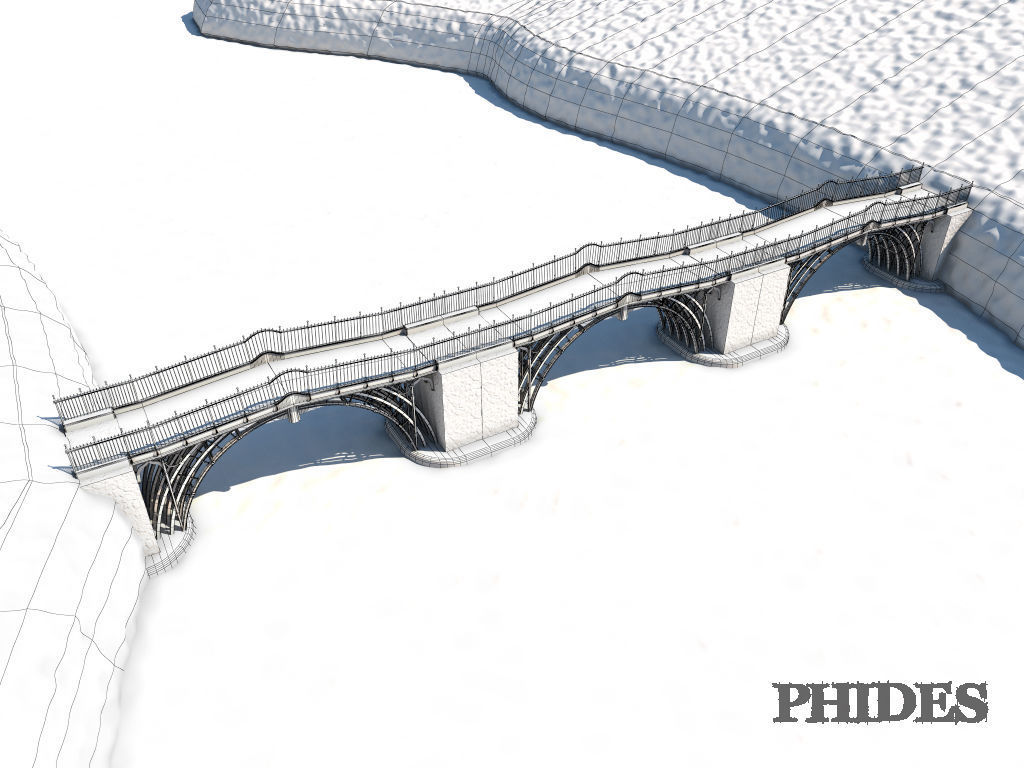 Iron bridge 1 3D model_7