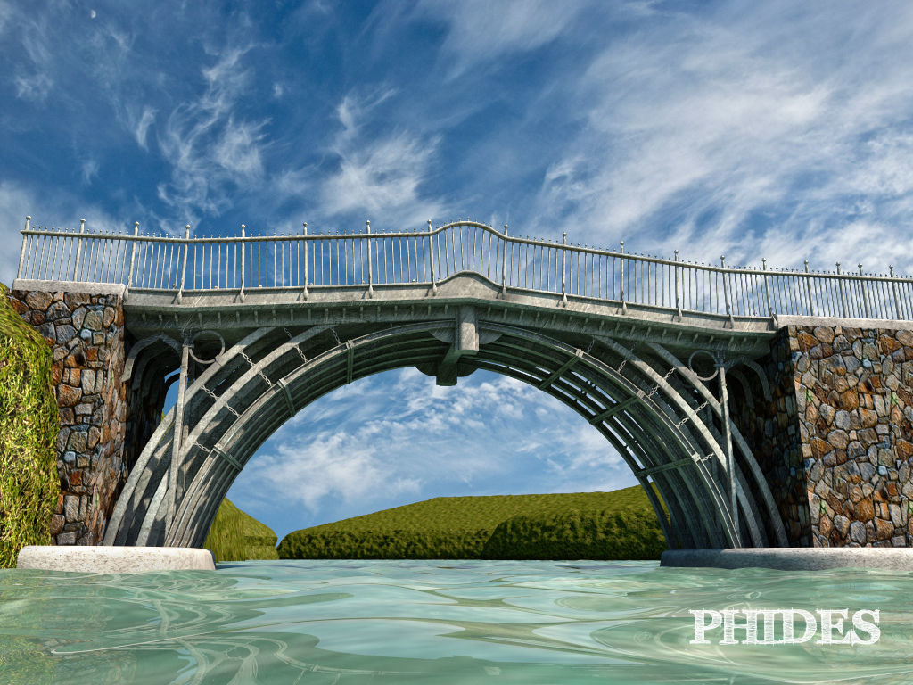 Iron bridge 1 3D model_2