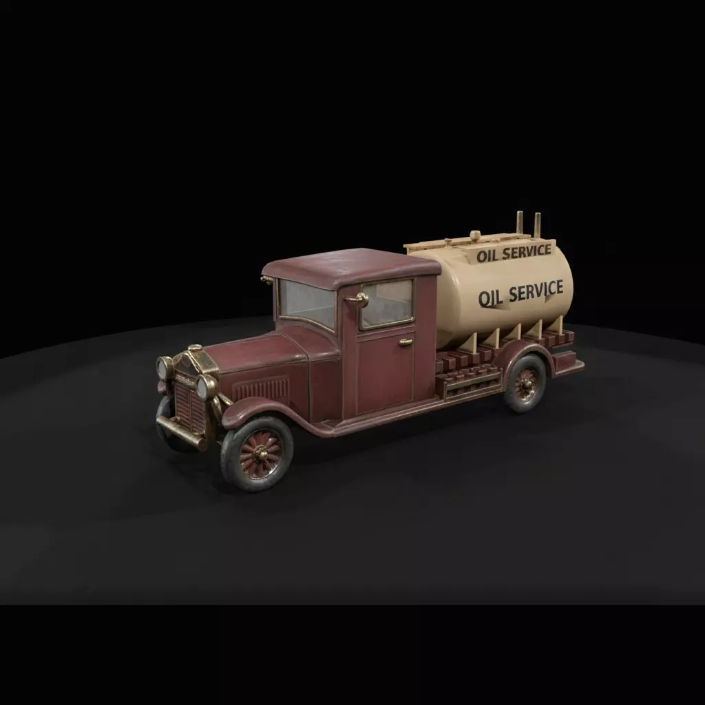 1-87 HO 1920 Oil service truck Printable STL 3D print model