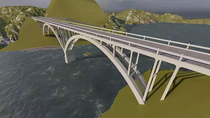 Structural engineering of Metal bridge structure
