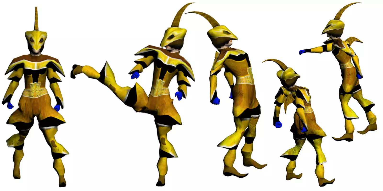 3D Knight-2 costume Low-poly 3D model