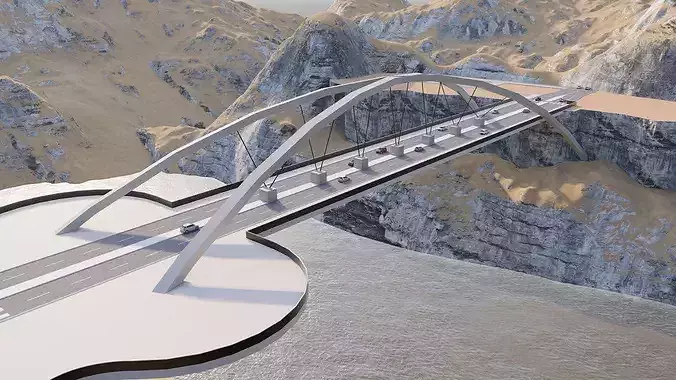 Structural engineering of Metal bridge structure