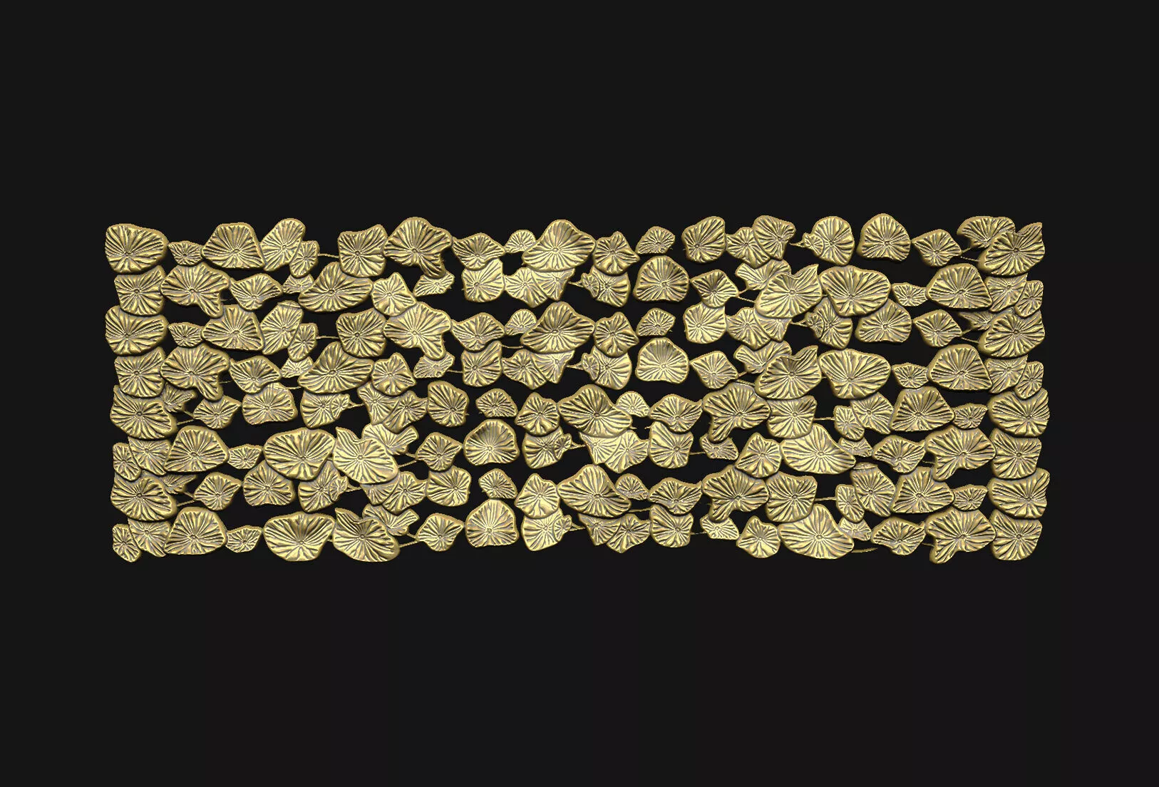 Lotus cluster aquatic marine-design lake-texture 3D print model