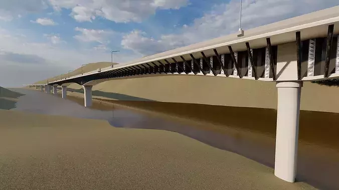 Structural engineering of Metal bridge structure