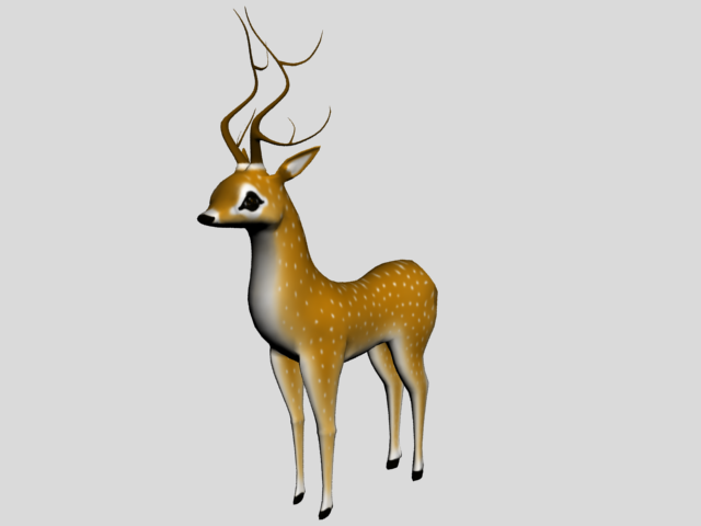 3D Deer 3D print model_3