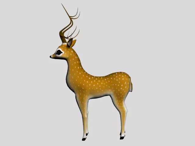 3D Deer 3D print model_0