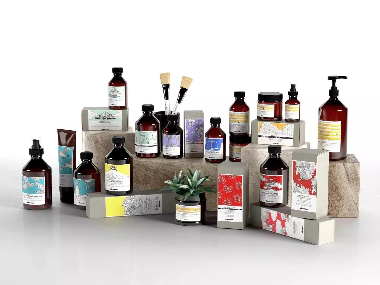 Hair Care Collection 3D model
