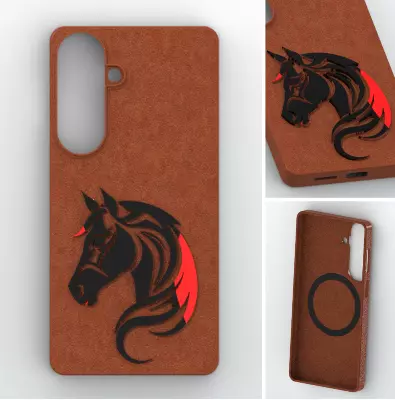 Premium Horse MagSafe S Flagship Case 3D print model