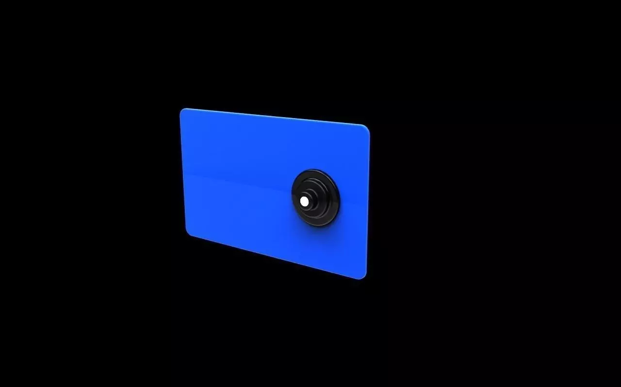 3D printable visiting card for photographer 3D print model 3D print model_0