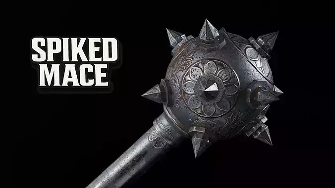 Ornate Spiked Mace