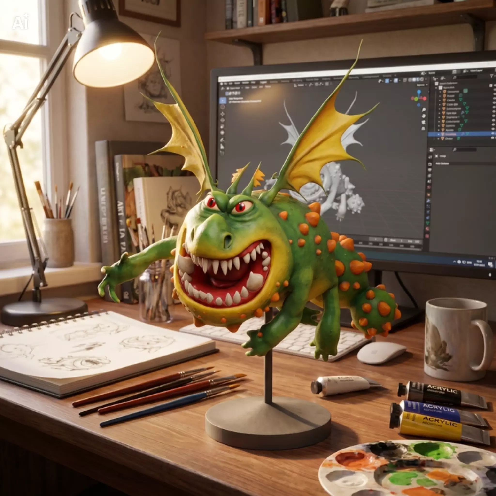 Gronckle Dragon 3D STL File for FDM 3D Printing 3D print model
