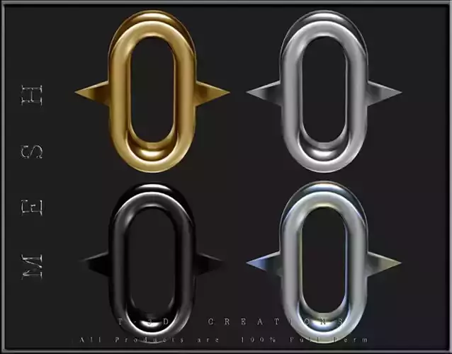 Ring Spike  Low-poly 3D model