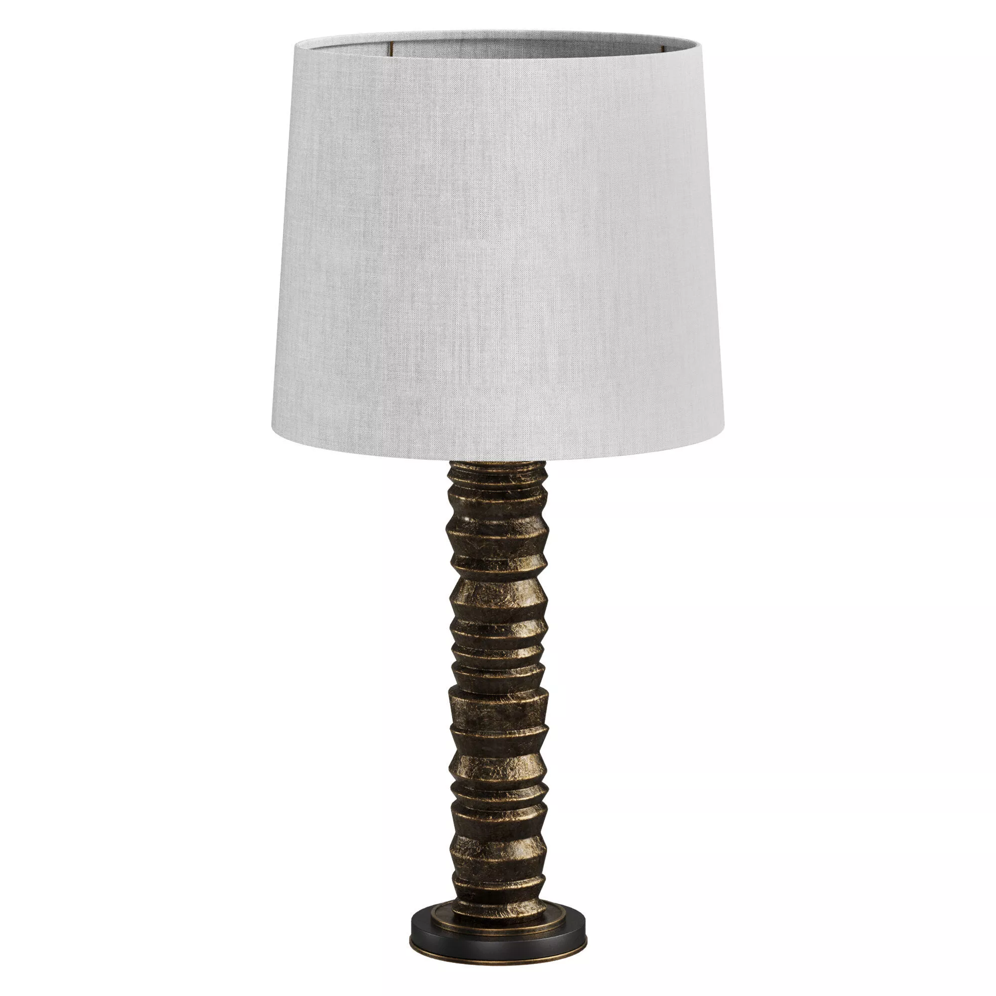 Bronze Accordion lamp 3D model