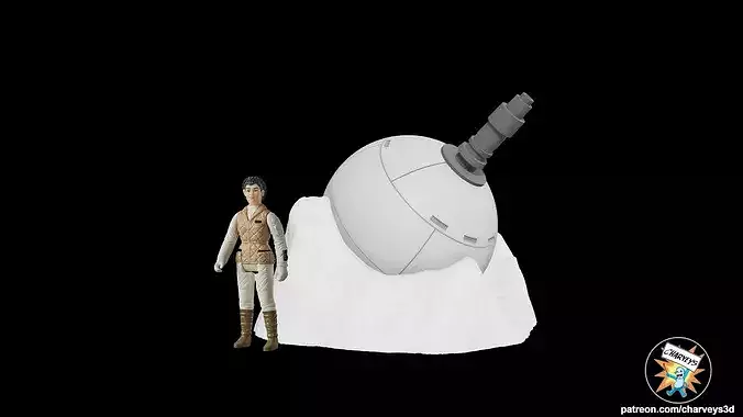  Star Wars Retro Hoth Ion Cannon for 4 inch figures