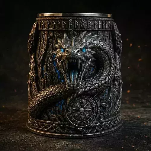 DRAGON BEER MUG STL