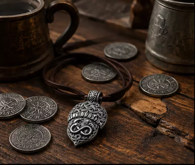 Norse Acorn Talisman Wealth Luck and New Beginnings 3D print model