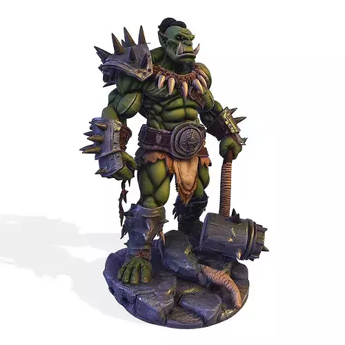 Ancient Barbarian Vanguard Heavy Mallet 3D Printable