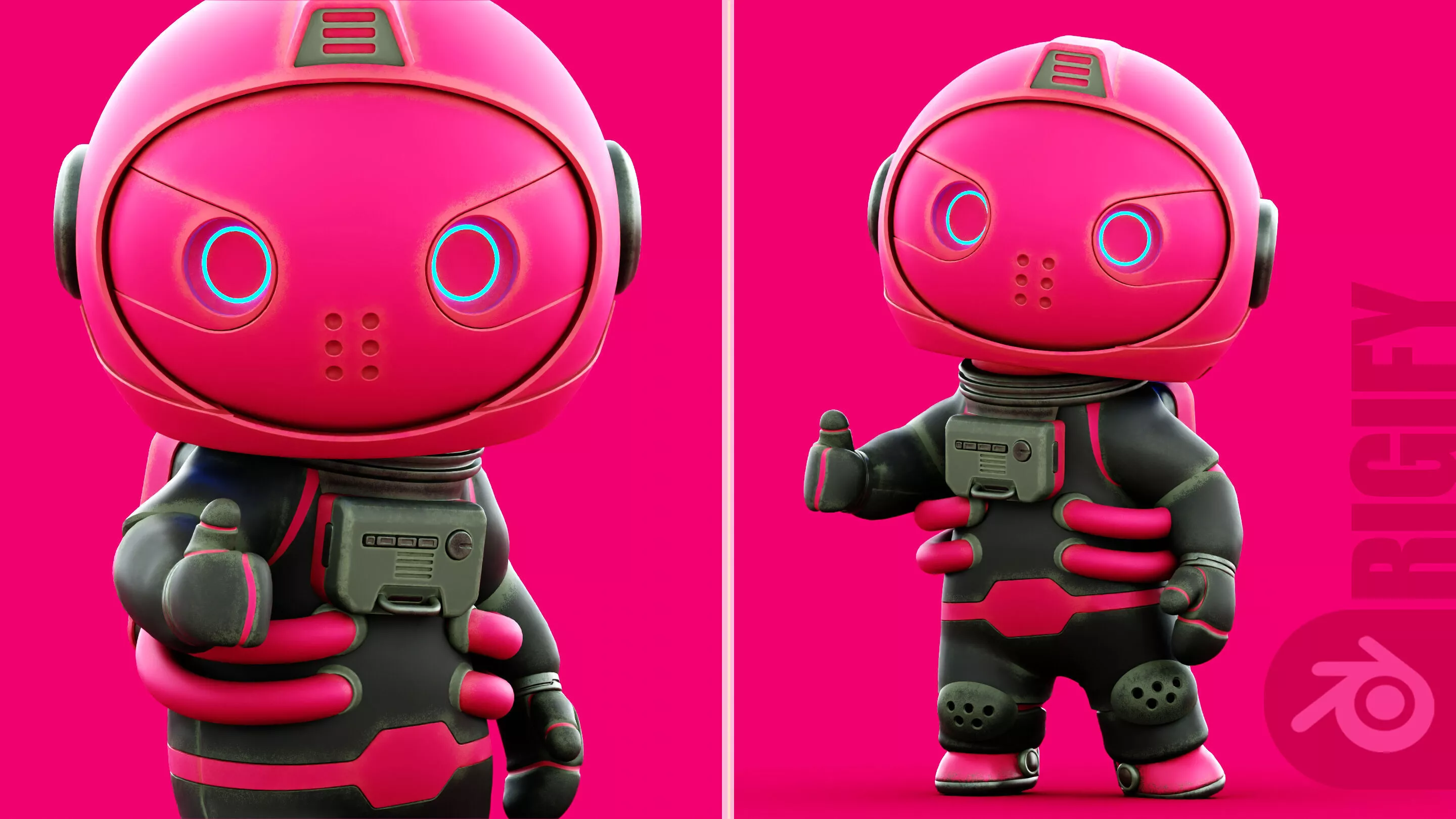 SPACE MAN-05 RIGGED 3D model