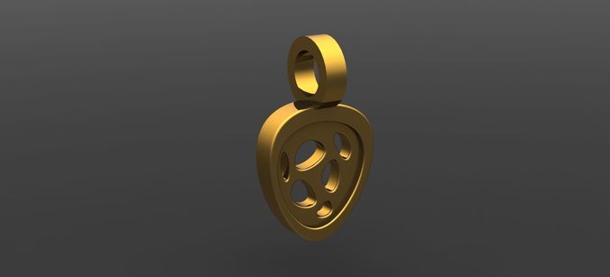 Luna Pendant  3D print model