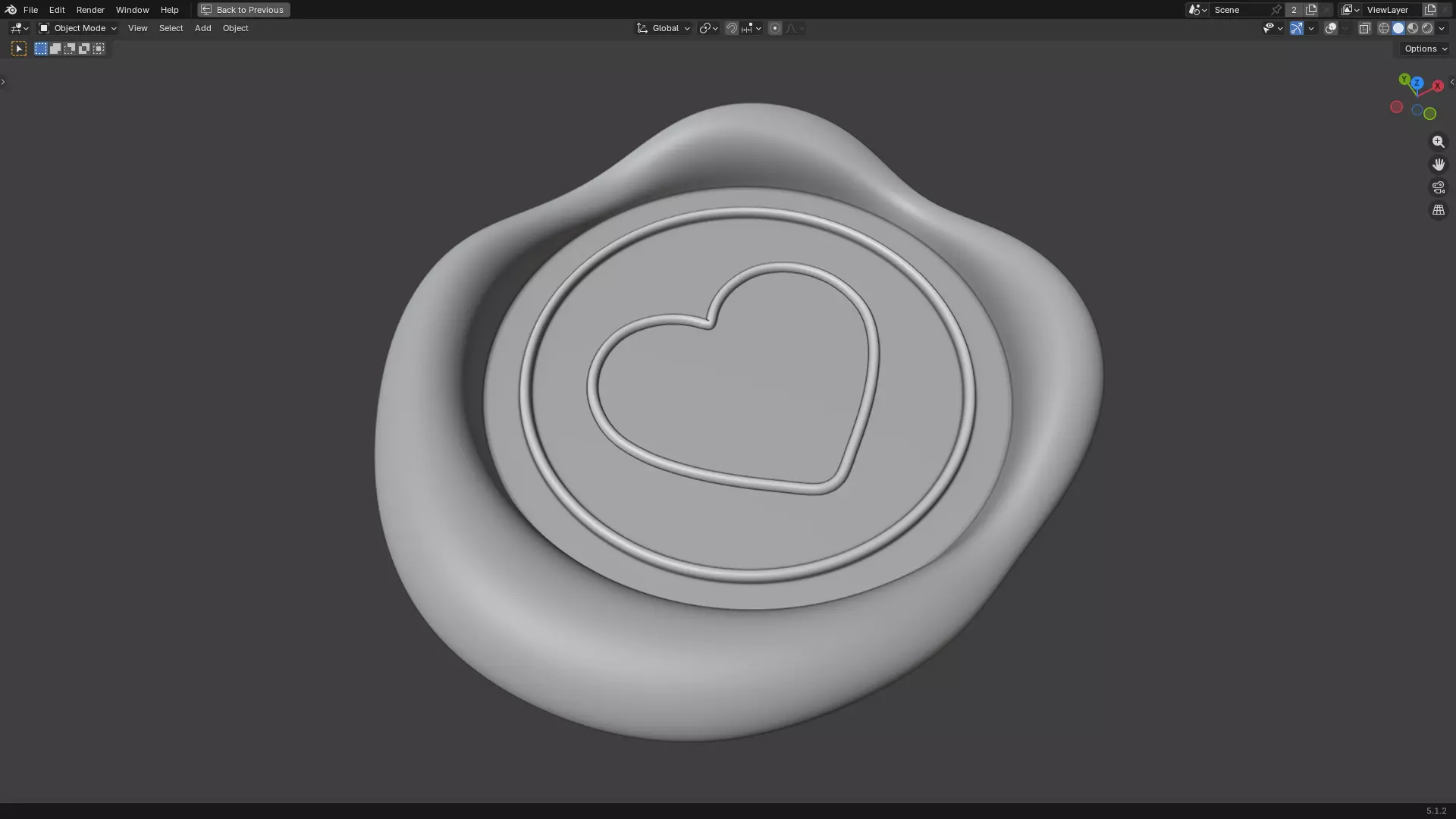 Wax Seal 2 3D print model