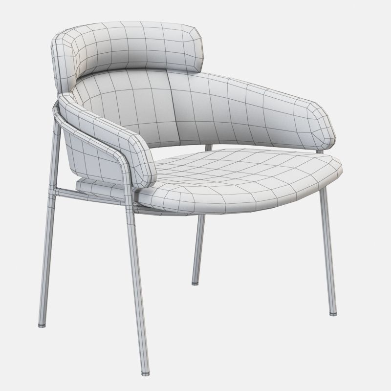 Debi Chair Set 3D model_19
