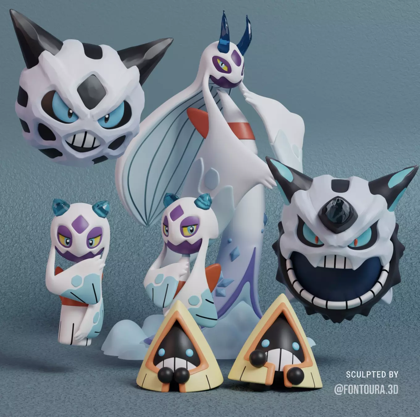 Pokemon - Snorunt Line 3MF 3D print model