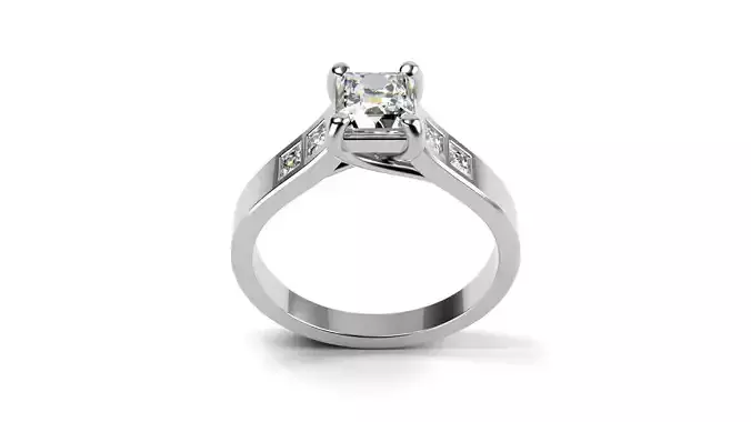 Trellis Engagement Ring