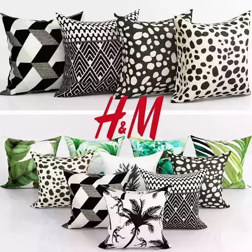 Collection of decorative pillows