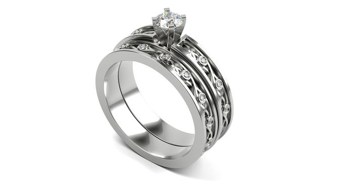 Celtic Knot Wedding Set 3D print model
