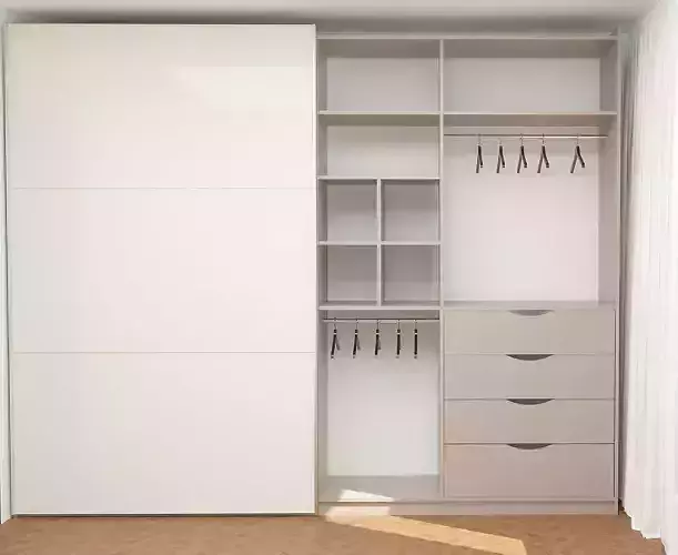 Modern Wardrobe 3D model