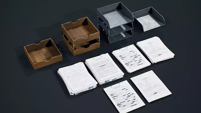 Police Documents Pack - Game Asset