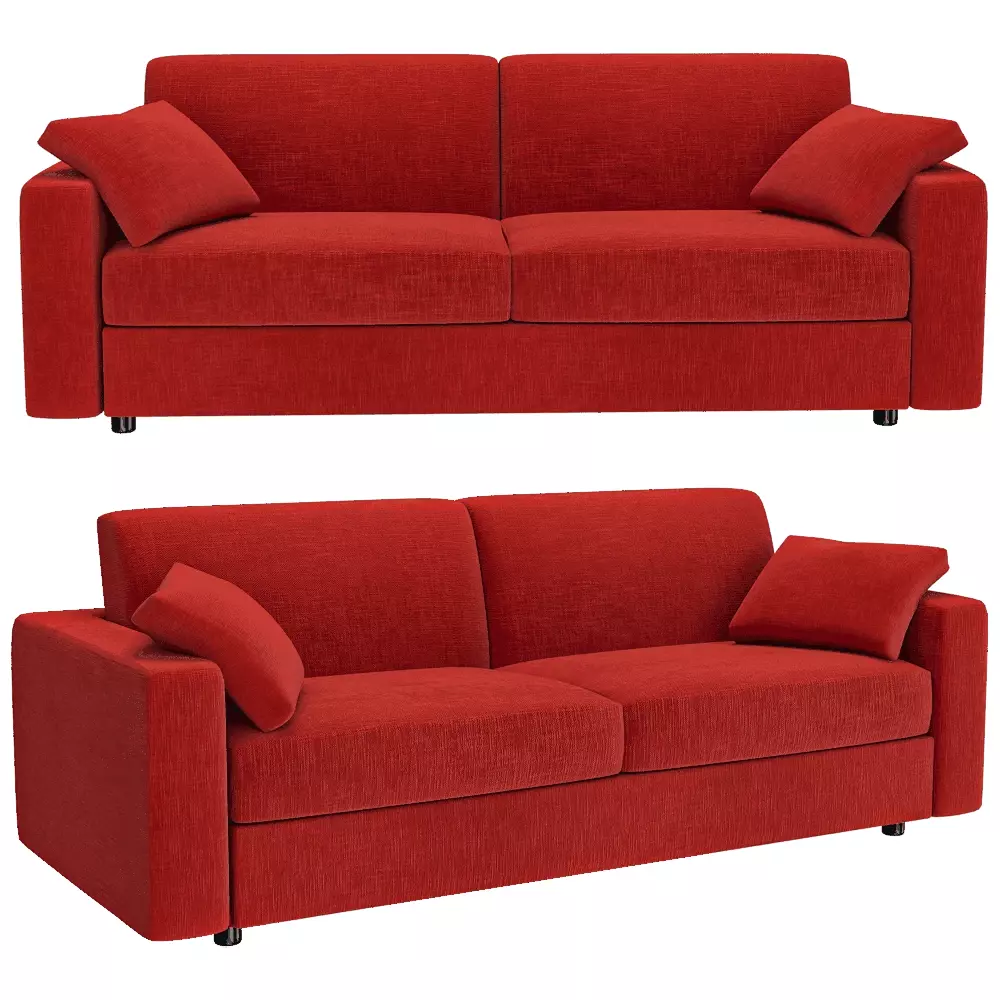 Sofa Go Low-poly 3D model