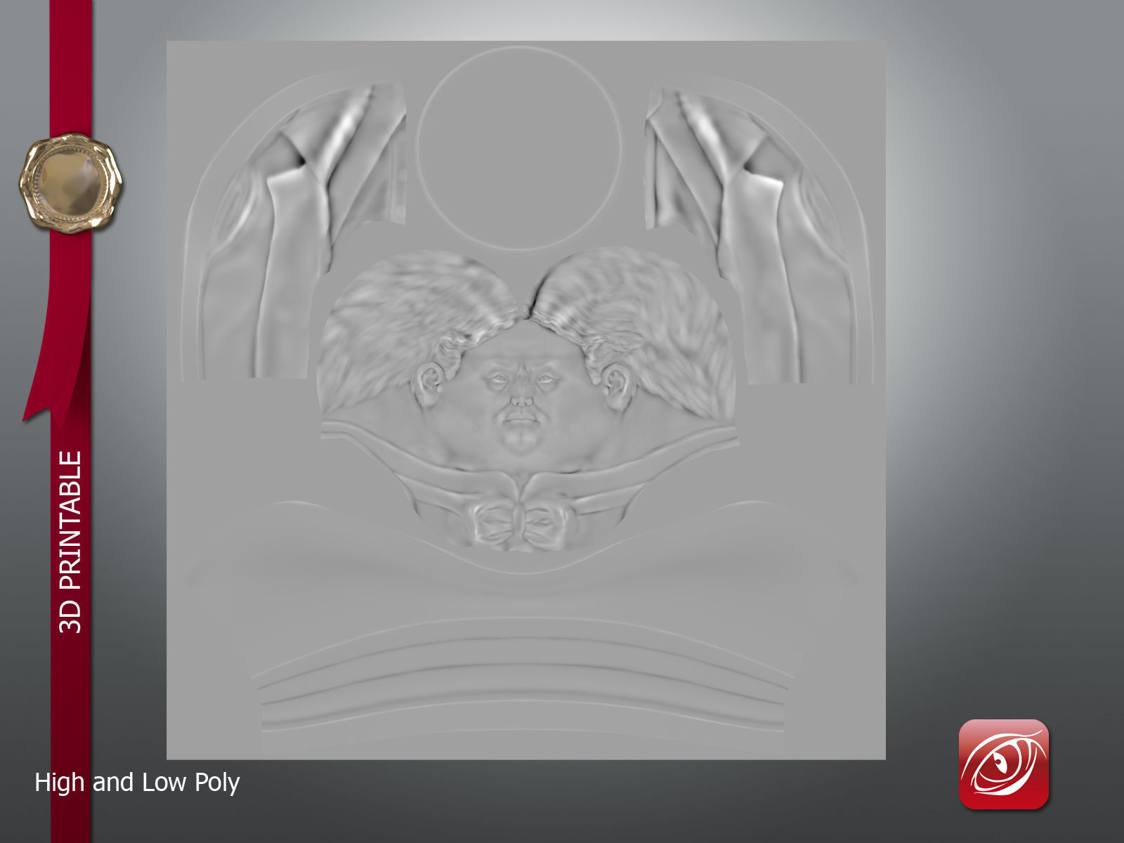 Houdini Bust 3D Printable 3D print model_7
