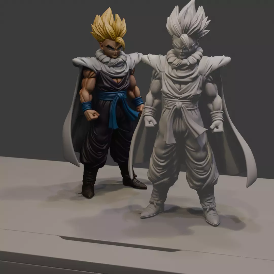 Gohan Super Saiyan - Dragon ball Free 3D print model
