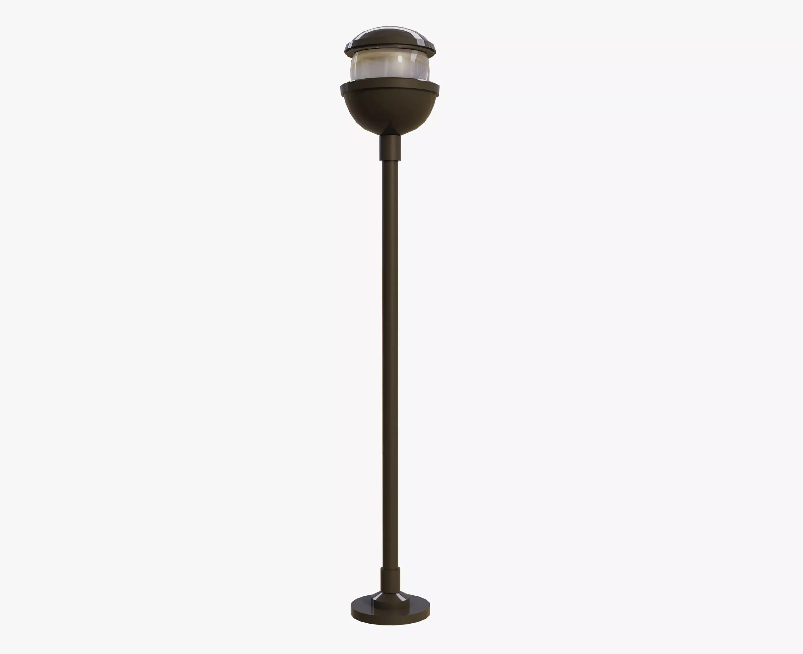 Oval Street Lamp Free 3D model