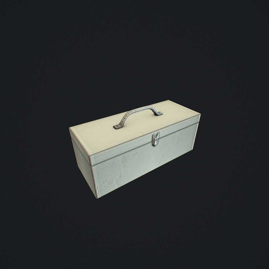 Toolbox pbr Low-poly 3D model_10